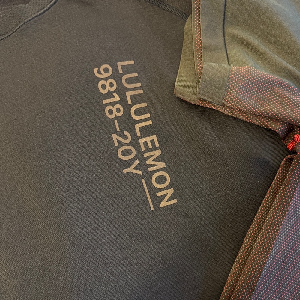 Lululemon Athletica Black&Reds and Navy Blue Tees - Picture 2 of 4